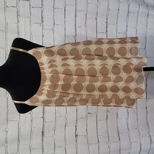 New York and Company Polka Dot Baby Doll Tank Top